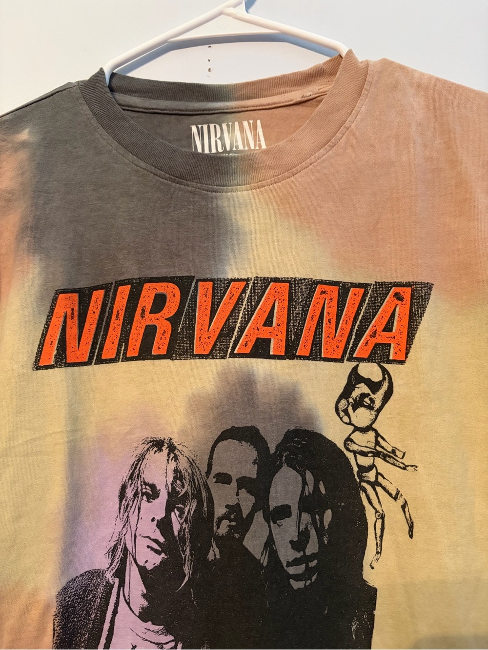Nirvana Unisex T-Shirt Flipper (Wash Collection) Size Medium Kurt Cobain 90s - Picture 5 of 6